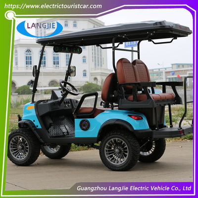 Low Speed Electric Vehicles 4 Seats AC Motor Electric Golf Cart Untuk mobil resor