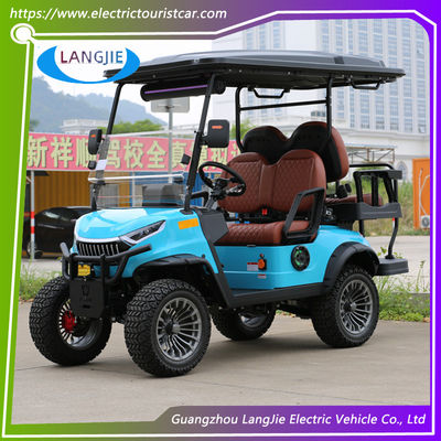 Low Speed Electric Vehicles 4 Seats AC Motor Electric Golf Cart Untuk mobil resor