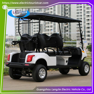 4 Wheel Electric Golf Cart 4 Seat AC Motor Tourist Car Rental Untuk Mobil Resort