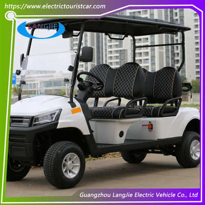 Harga yang bagus 4 Seater Electric Car Sightseeing Car 48V AC Motor Resort Car Untuk Taman Bandara on line