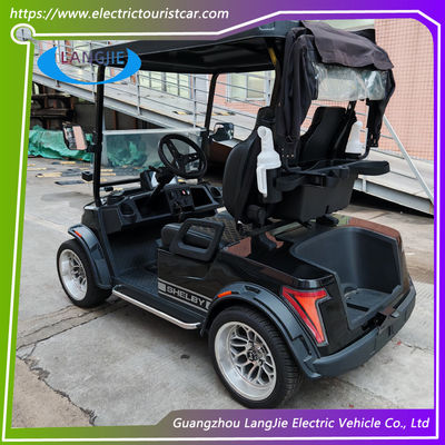AC 2 Seater Electric Car 48 Volt Klub Layanan Parkir Mobil Makanan Golf Cart Untuk Hotel