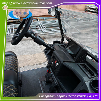 2 Seater Electric Golf Club Cart 48V Club Car Golf Buggy Controller Untuk Hotel Reasort