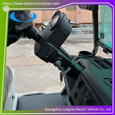 Putih 2 Penumpang Electric Golf Cart Pabrik AC motor 48V Electric Cargo Vehicle Untuk Parkir