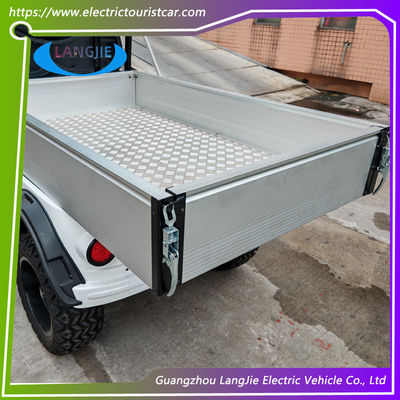 Motor AC 48v Listrik Mini Truk 2 kursi mobil golf listrik utilitas dengan atap untuk parkir