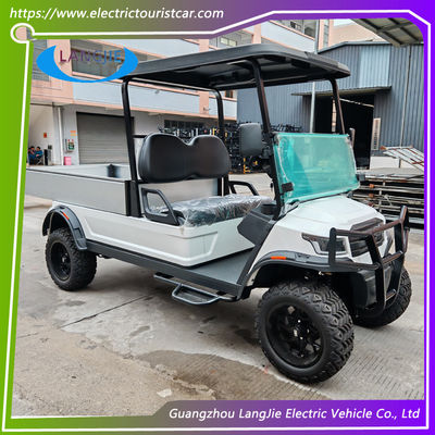 Motor AC 48v Listrik Mini Truk 2 kursi mobil golf listrik utilitas dengan atap untuk parkir