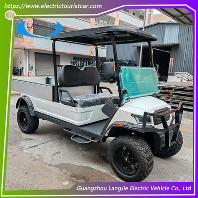 AC Motor Electric Club Car Electric Golf Cart 2 Seat Dengan Kargo 48V 5KW Untuk Resort