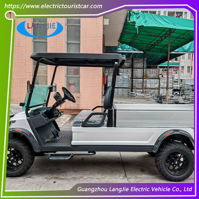 48V Motor Electric Utility Golf Cart 2 Orang Electric Baggage Cart Dengan Kargo Untuk Hotel