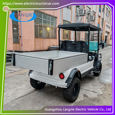 AC Motor Electric Club Car Electric Golf Cart 2 Seat Dengan Kargo 48V 5KW Untuk Resort