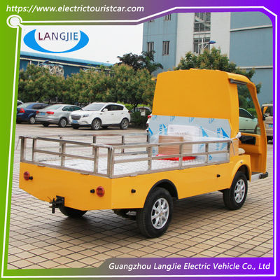 2 Seat Hotel Buggy Car AC Motor Electric Baggage Cart 48V Baterai bertenaga untuk parkir