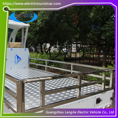 2 Penumpang Golf Food Cart Loading 900kgs AC Motor Electric Freight Car Untuk Pabrik