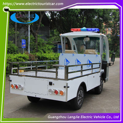 0.9 Ton Kapasitas Pemuatan 2 Orang Truk Mini Listrik Dengan Atap 5KW Motor Kuat Pengemudi Tangan Kiri