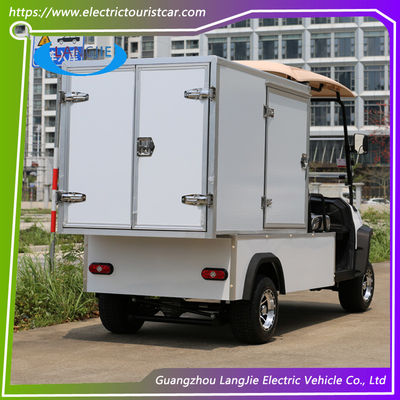 AC Motor Driven Electric Baggage Cart 2 Seats Electric Golf Buggy Untuk Resor