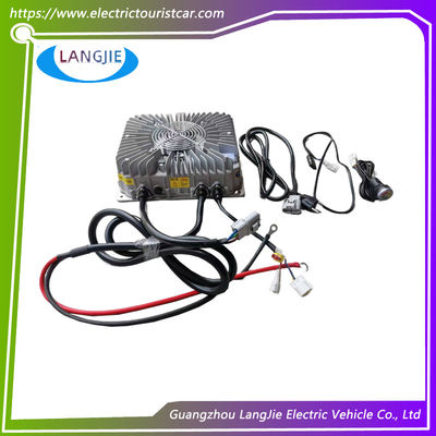 Pengisi Baterai Wisata Bus 72V 25A Golf Cart Shuttle Untuk Pengisi Baterai Otomatis