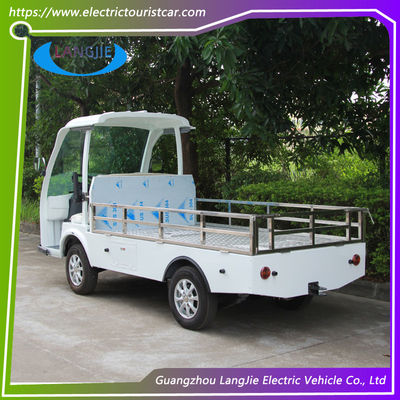 2 Seater Electric Hotel Buggy Car AC Electric Delivery Van Dengan Kargo 25km/H Untuk Pabrik