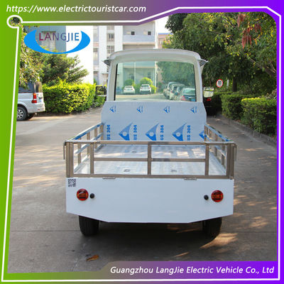 2 Seater Electric Cargo Van AC Motor Electric Baggage Cart Untuk Barang Pemuatan 900kg