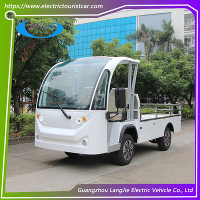 Kendaraan Kargo Listrik 2 Kursi Motor AC 48V Kendaraan Kargo Listrik Dengan Atap Untuk Parkir