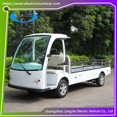 2 kursi Baterai Powered Electric Baggage Cart AC Motor 48V Controller Untuk Pabrik