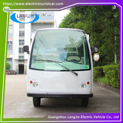 2 Seat Electric Baggage Cart 48V AC Electric Powered Utility Vehicles Untuk Resort