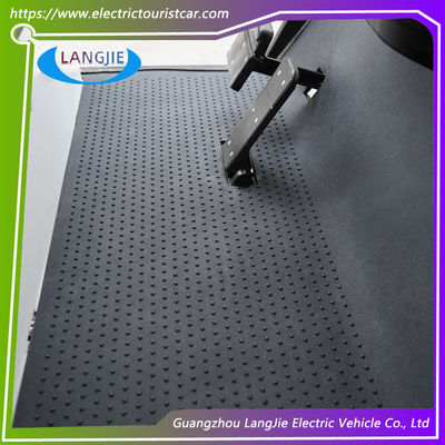 EZGO TXT Lantai Mat Golf Keranjang Anti Slip Hitam Karet Lantai Mat Penutup Lantai Liner Mat