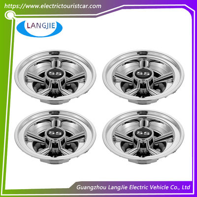 8 Inch Golf Cart Wheel Cover Untuk EZGO Club Mobil Yamaha Bagian Pemasangan Set 4