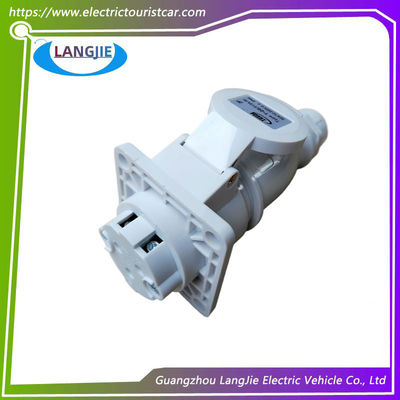 Tegangan Rendah 2P 220V 32A Marshell Electric Sightseeing Car Y-20 Power Plug And Socket IP44 Bus