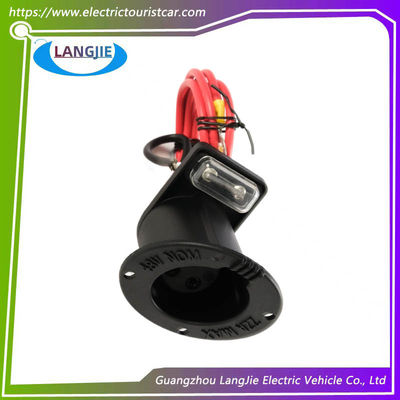 CIub Car Electric Golf Cart Charging Socket Dengan Tiga Inti Kepala Bulat 101802101