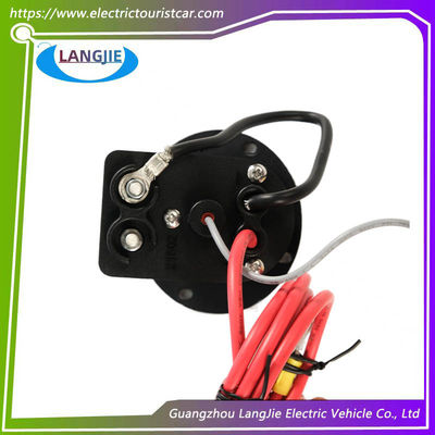 CIub Car Electric Golf Cart Charging Socket Dengan Tiga Inti Kepala Bulat 101802101
