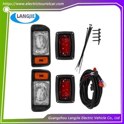 CIub Mobil DS Kit Pencahayaan Kereta Golf Impor, Kiri Dan Kanan Lampu Depan LED Lampu Belakang