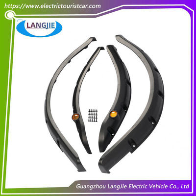 Hitam Hias Flat Noodles Anti-Tenturan Dan Scut Wheel alis CIub Mobil DS Golf Cart Bagian