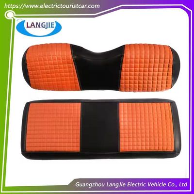 Golf Car Club Car Seat Cover kulit Backrest Orange Seat Cover