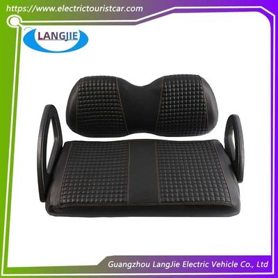 Anti Cracking Backrest Seat Hitam Kulit Cover Pad Untuk Mobil Klub DS Golf Cart