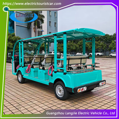 7.5kW AC Motor 11 Seat Electric Tourist Car Max Speed 30km/H Untuk Transportasi Daerah Umum