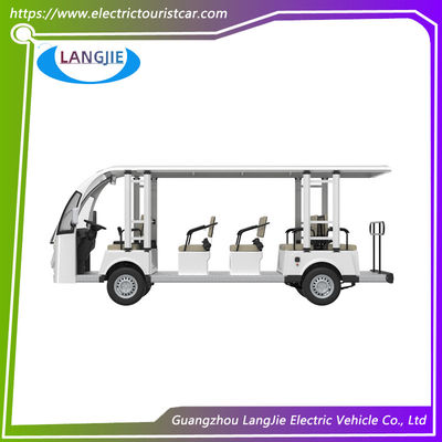 Mobil Shuttle Listrik 72V AC Motor 14 Penumpang Mobil Wisata Listrik Untuk Kampus