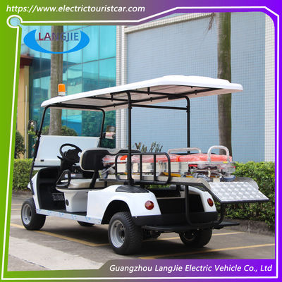 Resort Electric Utility Golf Cart 2 Seater+ 1 Bed Mobil Listrik Dengan Lampu Atas Untuk Bandara