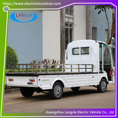 2 Seater Golf Cart Putih 72V AC Motor Electric Baggage Carts Untuk Hotel Resort Factory