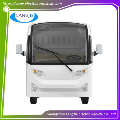 2 Seater 72V Kereta Barang Kereta Baju Putih Listrik Dengan Kotak Kargo Besar untuk Pabrik