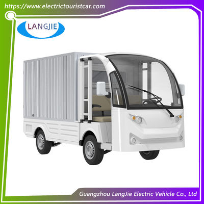 2 kursi Electric Baggage Cart AC Motor Untuk Hotel 48v/5kw Sponge Dengan Kursi Kulit Buatan