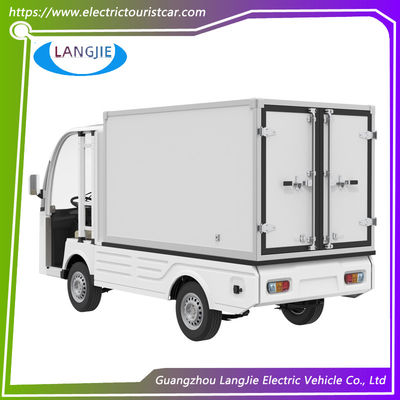 2 kursi Electric Baggage Cart AC Motor Untuk Hotel 48v/5kw Sponge Dengan Kursi Kulit Buatan