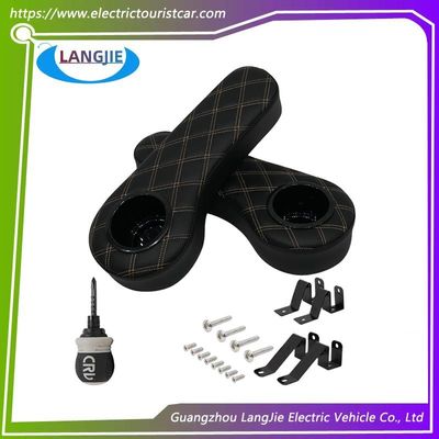 Club Car Golf Car Diamond Armrest Set kursi belakang dengan pemegang cangkir