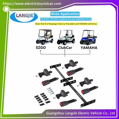 4-seater EZGO TXT Seat Belt Buckle Kit Untuk Four-Wheel Golf Cart