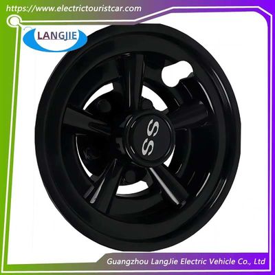 8 inci Golf Cart Yamaha Hitam Bagian Tutup Hub Roda Bulat