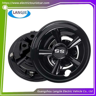 8 inci Golf Cart Yamaha Hitam Bagian Tutup Hub Roda Bulat
