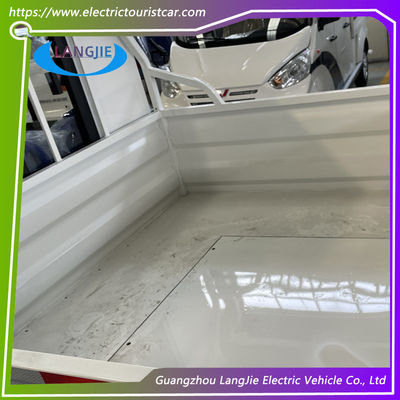 5 Seat Electric Pick Up Car Dengan Lampu Alarm Untuk Kota Walking Street