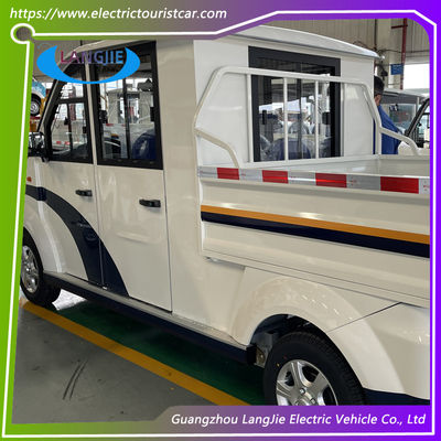 5 Seat Electric Pick Up Car Dengan Lampu Alarm Untuk Kota Walking Street