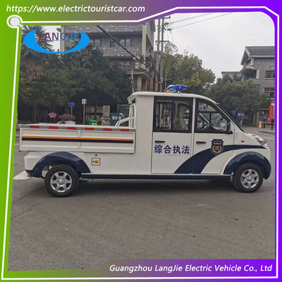High Performance White Electric Patrol Car Untuk Resor Wisata Untuk Bandara Park