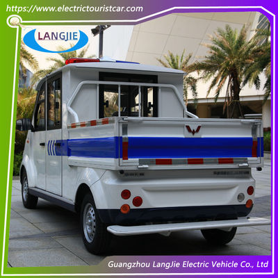 5 Seater 72V Electric Patrol Car Utility Electric Vehicle Dengan Lampu Besar di Atas