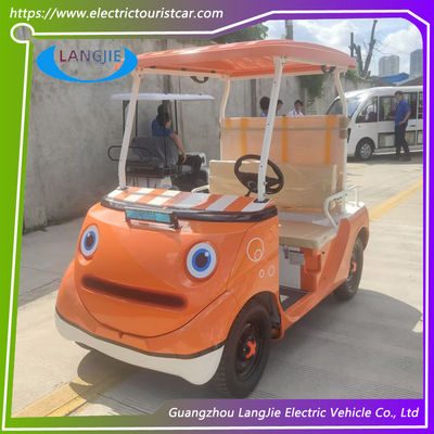 2 Seater 48V Motor Controller Electric Golf Cart Untuk Taman Bandara