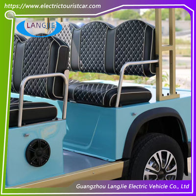 8 Penumpang Electric Sightseeing Bus AC Tourist Coach Untuk Taman Musement