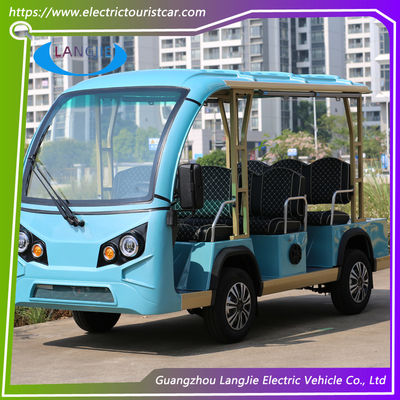 8 kursi Mobil Wisata Listrik Dengan Kapasitas Pelayaran Superior 48 Volt 5KW AC Motor