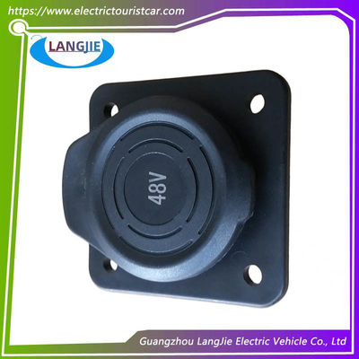 Mobil listrik untuk melihat-lihat mobil patroli mobil LVTONG 48V Asli Black Charger Socket